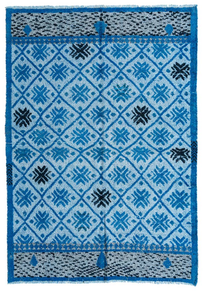 Detail image of 5' 7 x 8' 1 Hand Knotted Darya Wool Rug