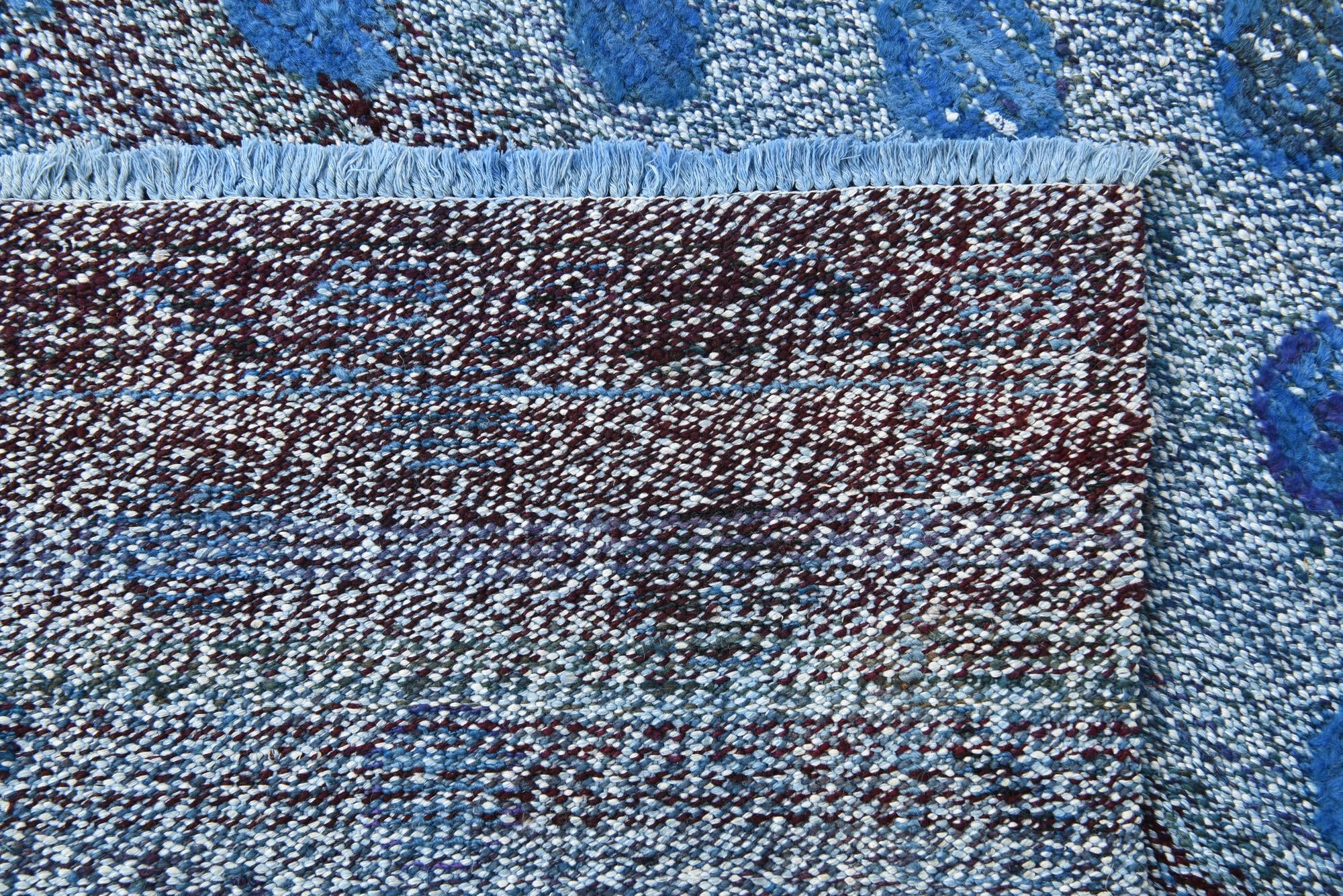 4' 3 x 6' 3 Hand Knotted Darya Wool Rug