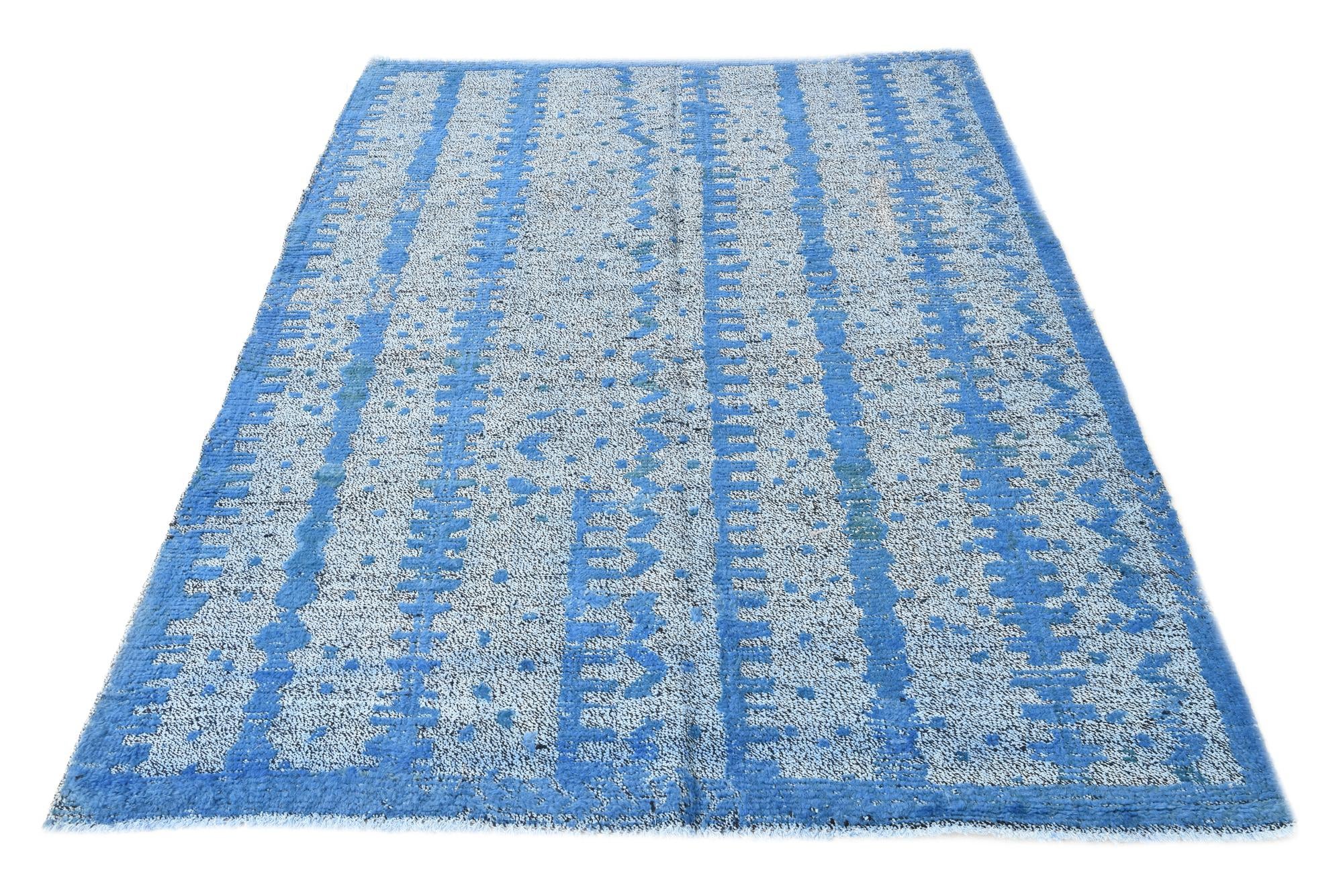 5' 3 x 6' 11 Hand Knotted Darya Wool Rug