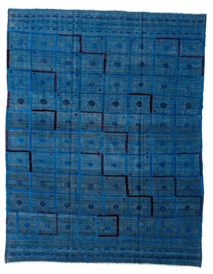 Detail image of 7' 11 x 9' 8 Hand Knotted Darya Wool Rug