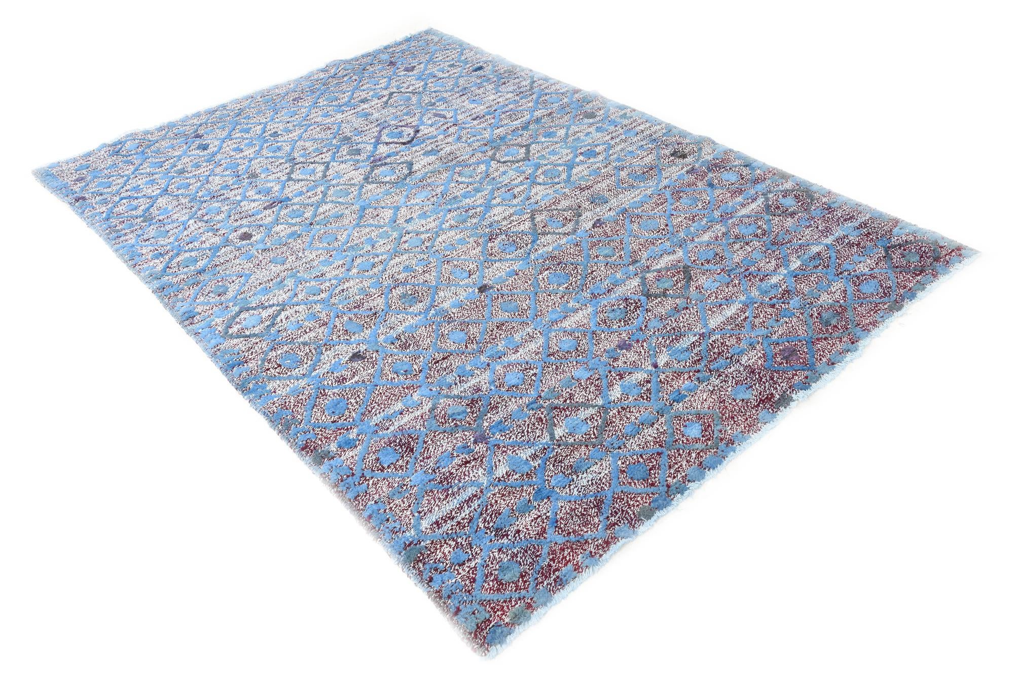 5' 6 x 7' 10 Hand Knotted Darya Wool Rug