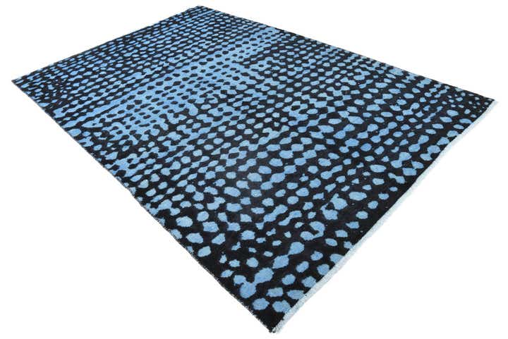 6' 7 x 10' Hand Knotted Darya Wool Rug