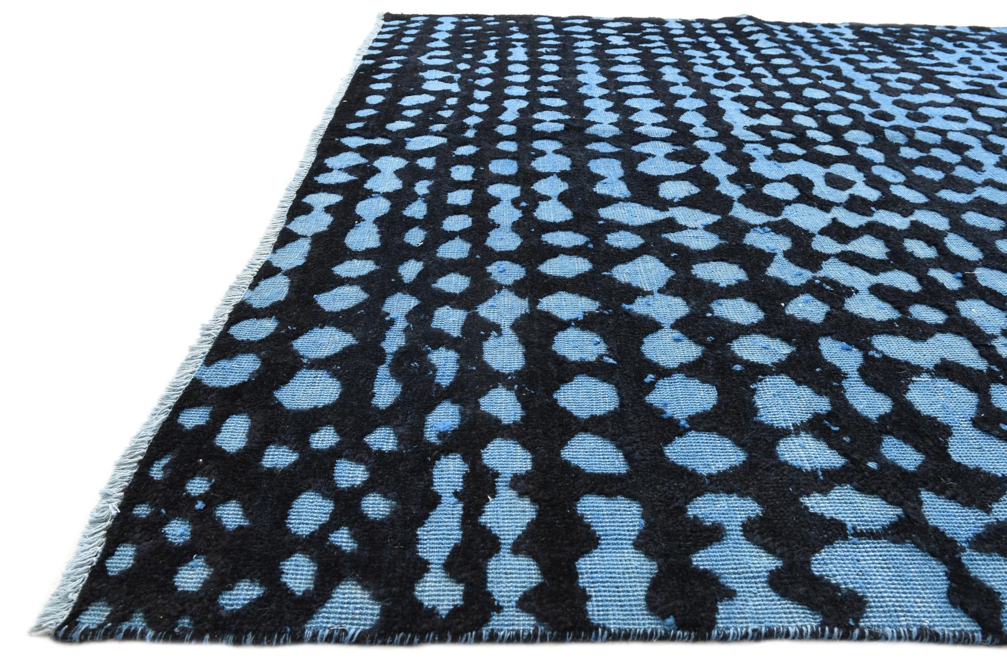 6' 7 x 10' Hand Knotted Darya Wool Rug