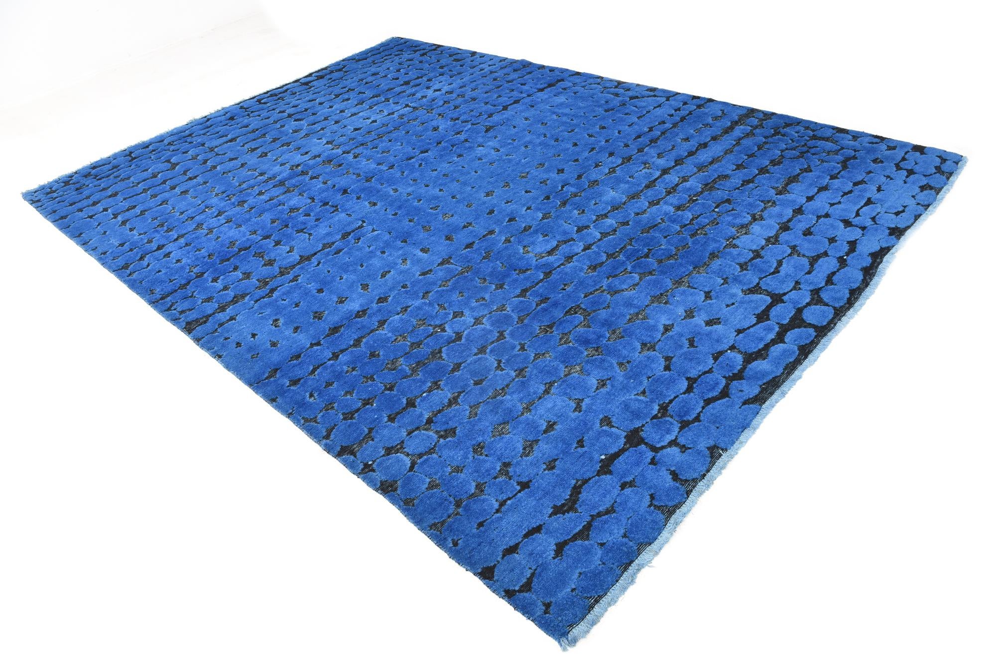 9' x 12' 3 Hand Knotted Darya Wool Rug