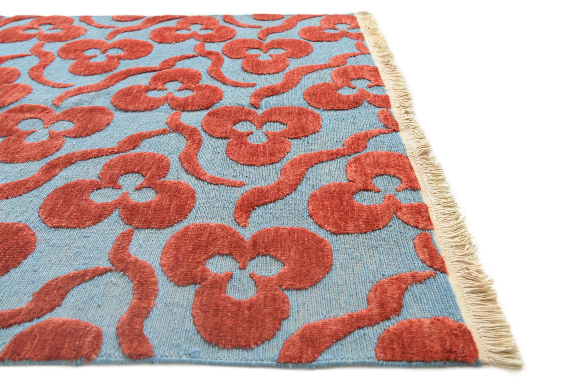 4' 2 x 6' 4 Hand Knotted Darya Wool Rug