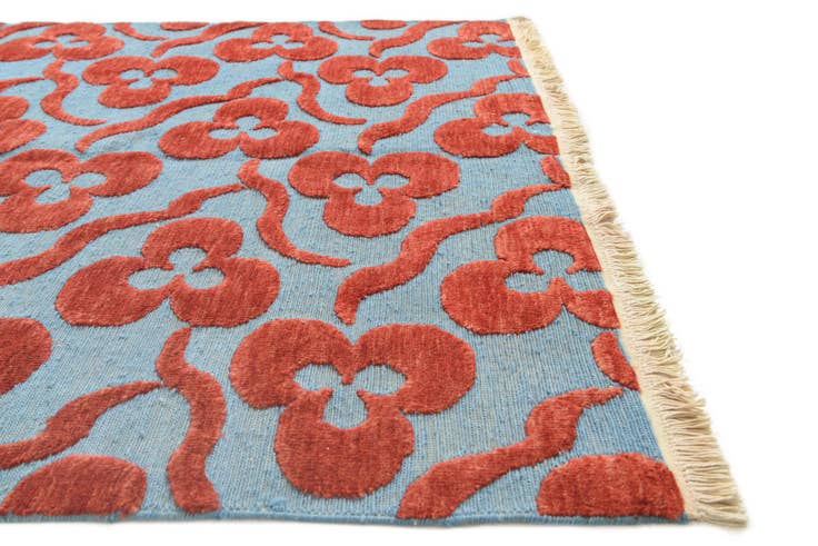Detail image of 4' 2 x 6' 4 Hand Knotted Darya Wool Rug