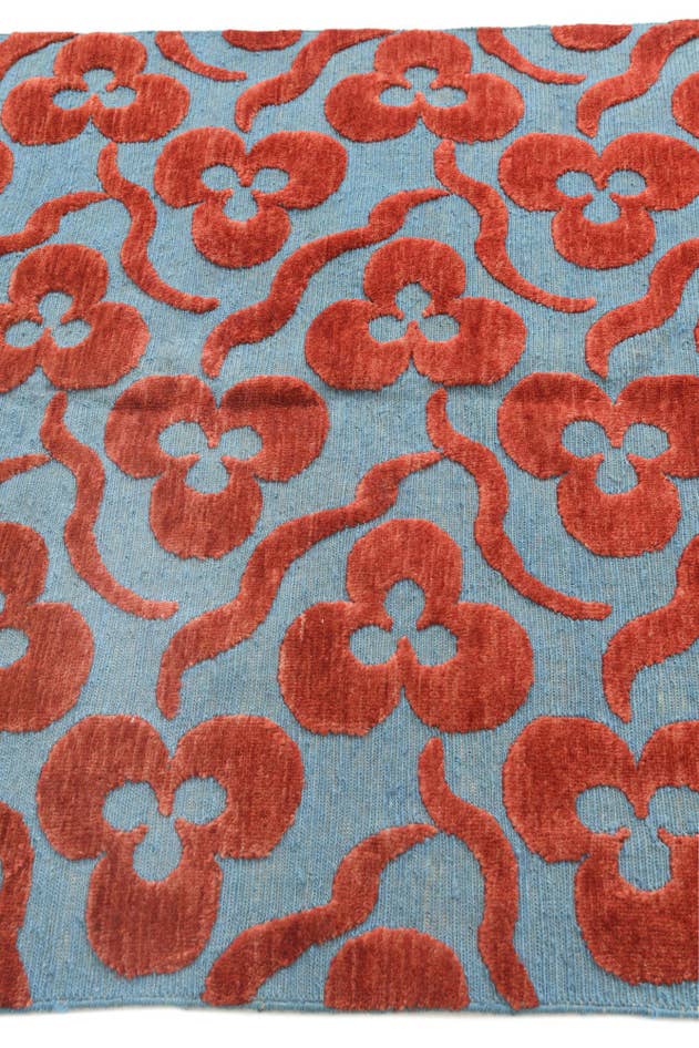 Detail image of 4' 2 x 6' 4 Hand Knotted Darya Wool Rug