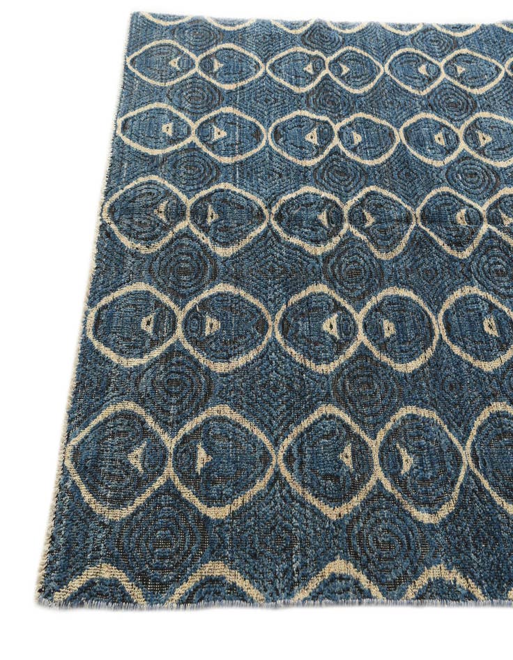 Detail image of 5' 8 x 7'  Hand Knotted Darya Wool Rug