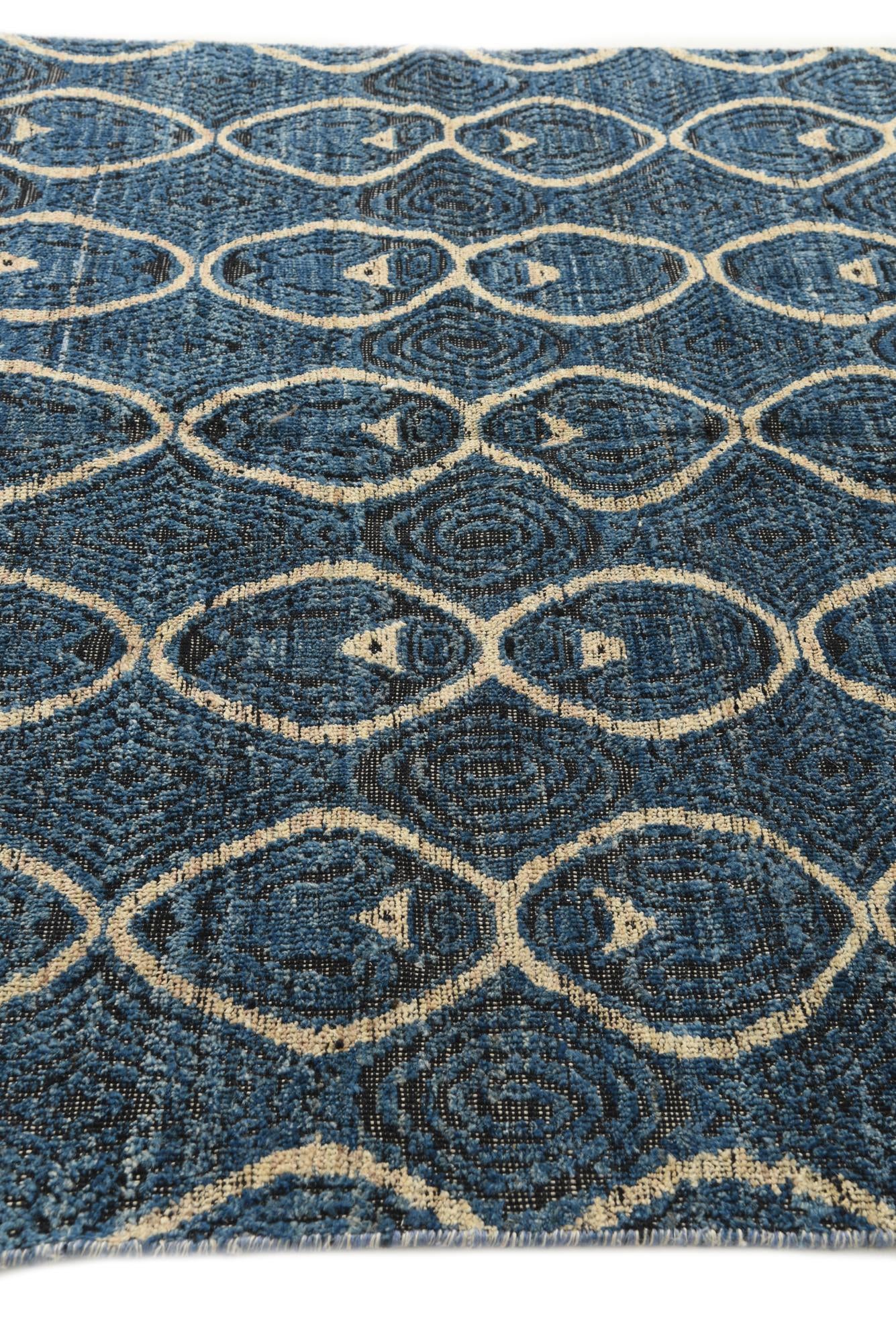 5' 8 x 7' Hand Knotted Darya Wool Rug