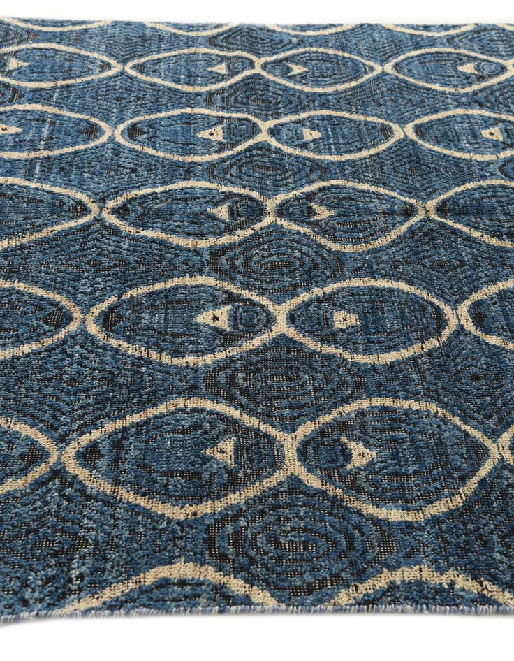 Detail image of 5' 8 x 7'  Hand Knotted Darya Wool Rug