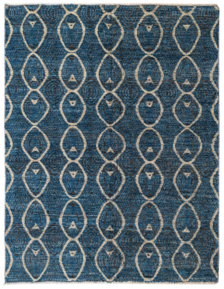 Detail image of 5' 8 x 7' Hand Knotted Darya Wool Rug