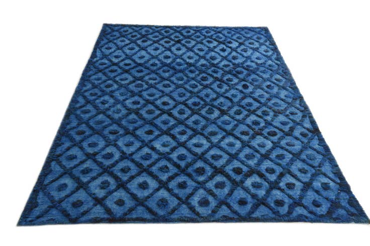 Detail image of 6' 9 x 9' 3 Hand Knotted Darya Wool Rug