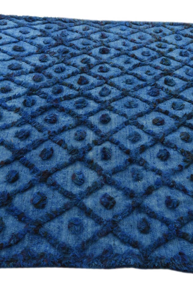Detail image of 6' 9 x 9' 3 Hand Knotted Darya Wool Rug
