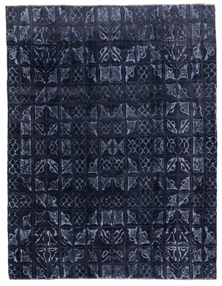 Detail image of 8' 8 x 12' Hand Knotted Darya Wool Rug