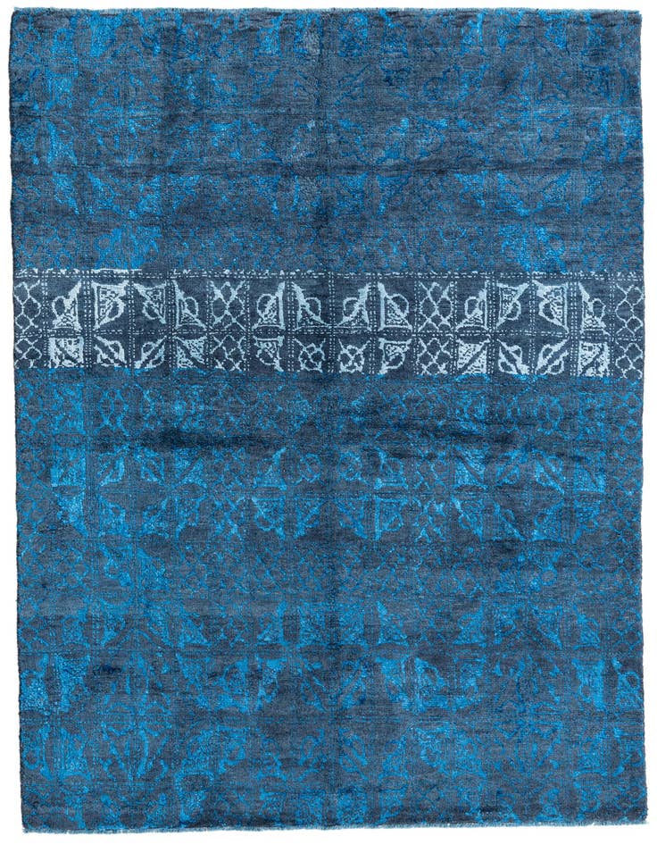 Detail image of 6' x 9' Hand Knotted Darya Rug