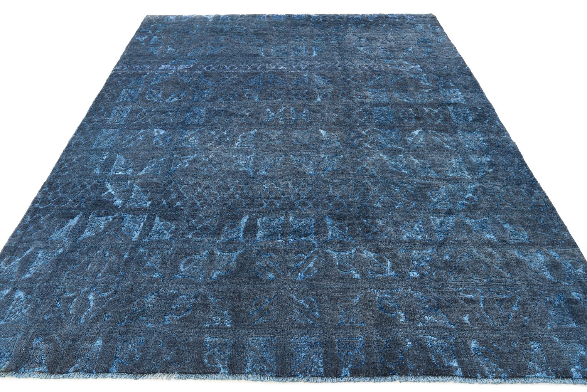 8' x 10' Hand Knotted Darya Rug