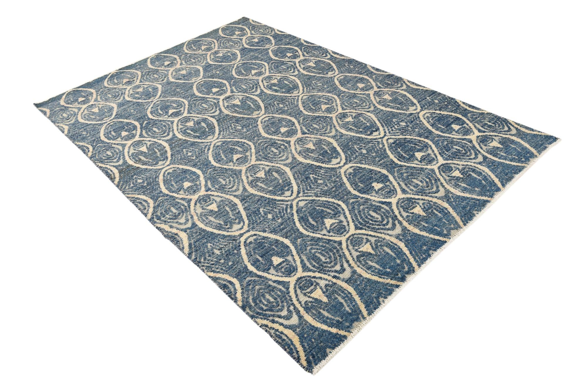 5' 5 x 7' 11 Hand Knotted Darya Wool Rug