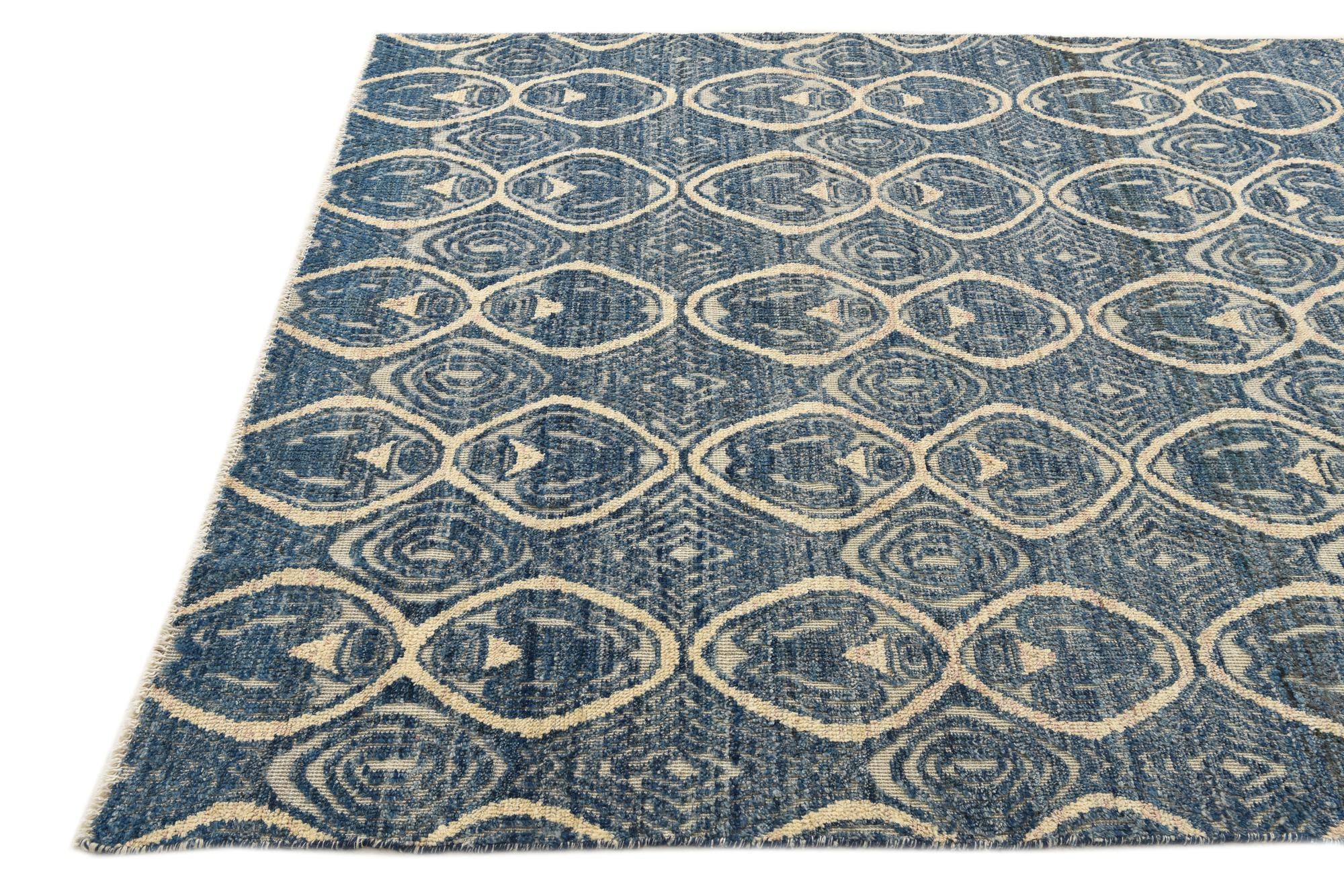 5' 5 x 7' 11 Hand Knotted Darya Wool Rug