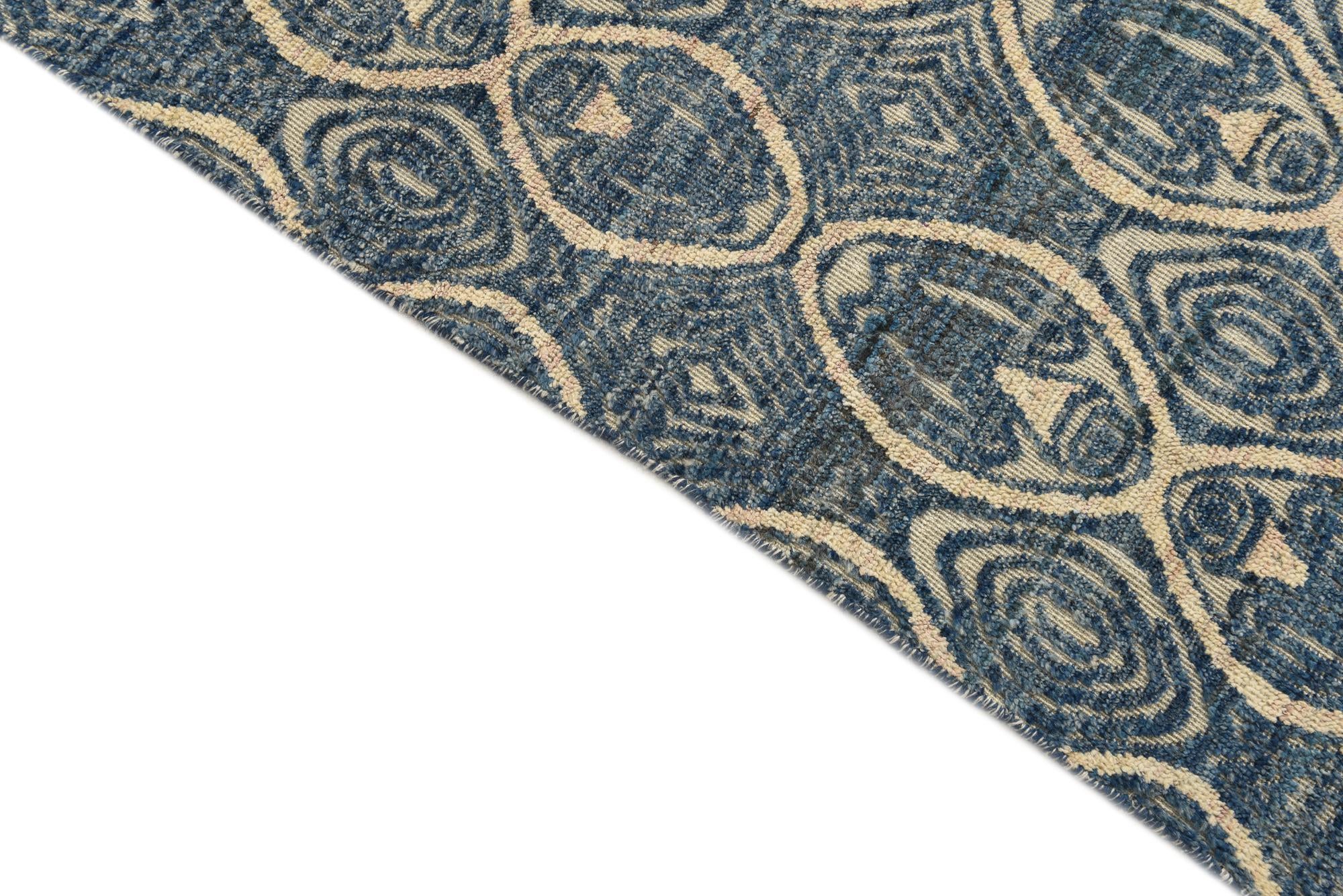 5' 5 x 7' 11 Hand Knotted Darya Wool Rug