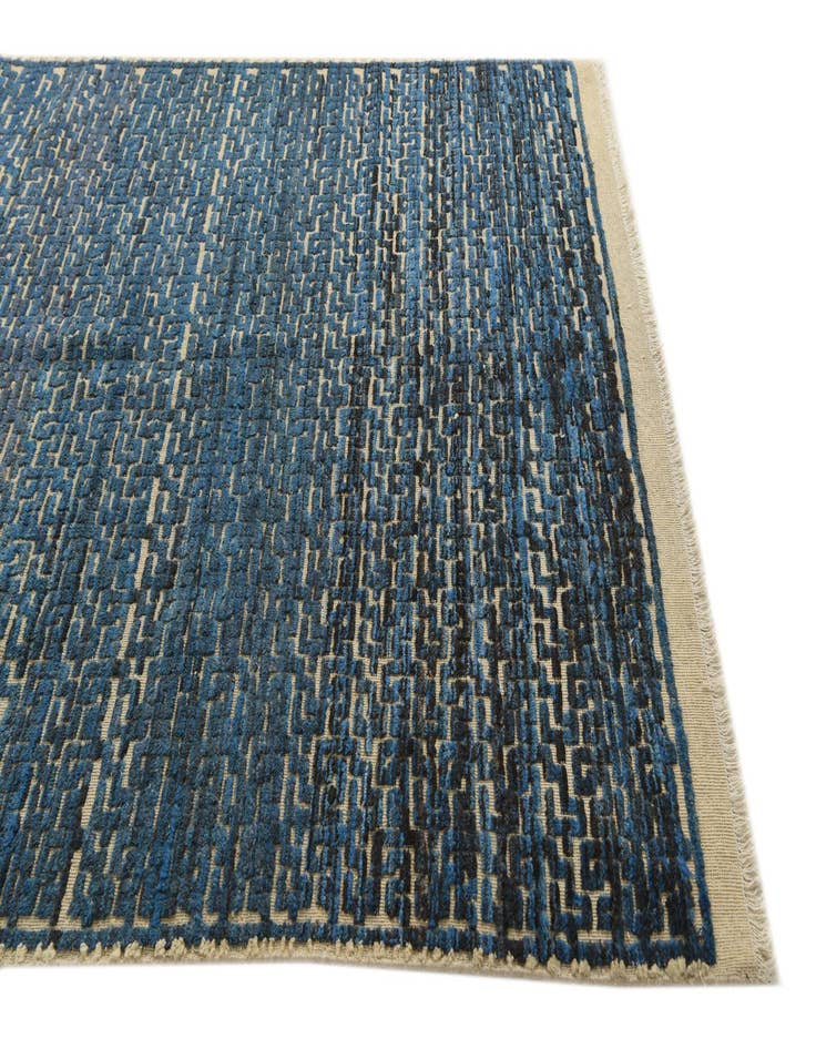 Detail image of 6' 8 x 9' 8  Hand Knotted Darya Wool Rug