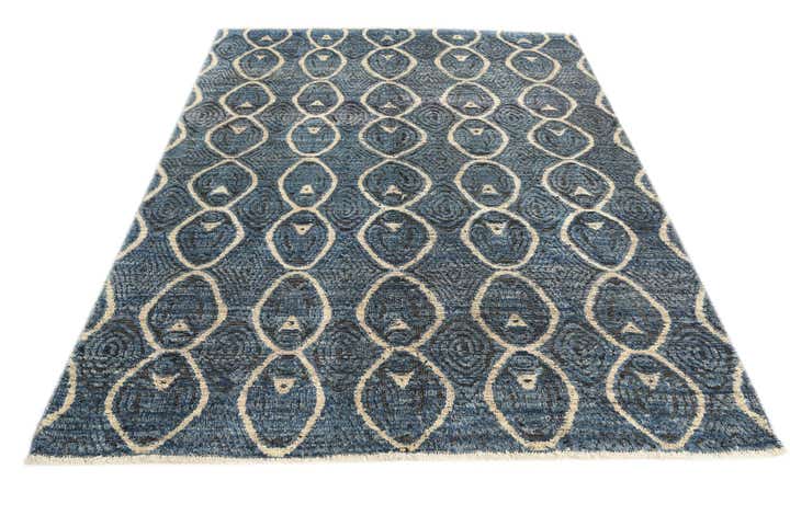 5' 7 x 7' 6 Hand Knotted Darya Wool Rug