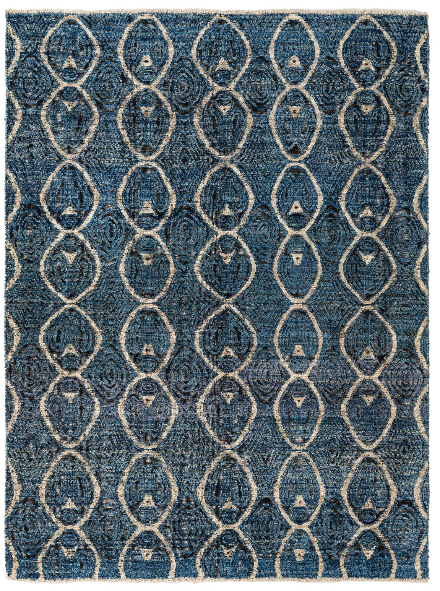 5' 7 x 7' 6 Hand Knotted Darya Wool Rug
