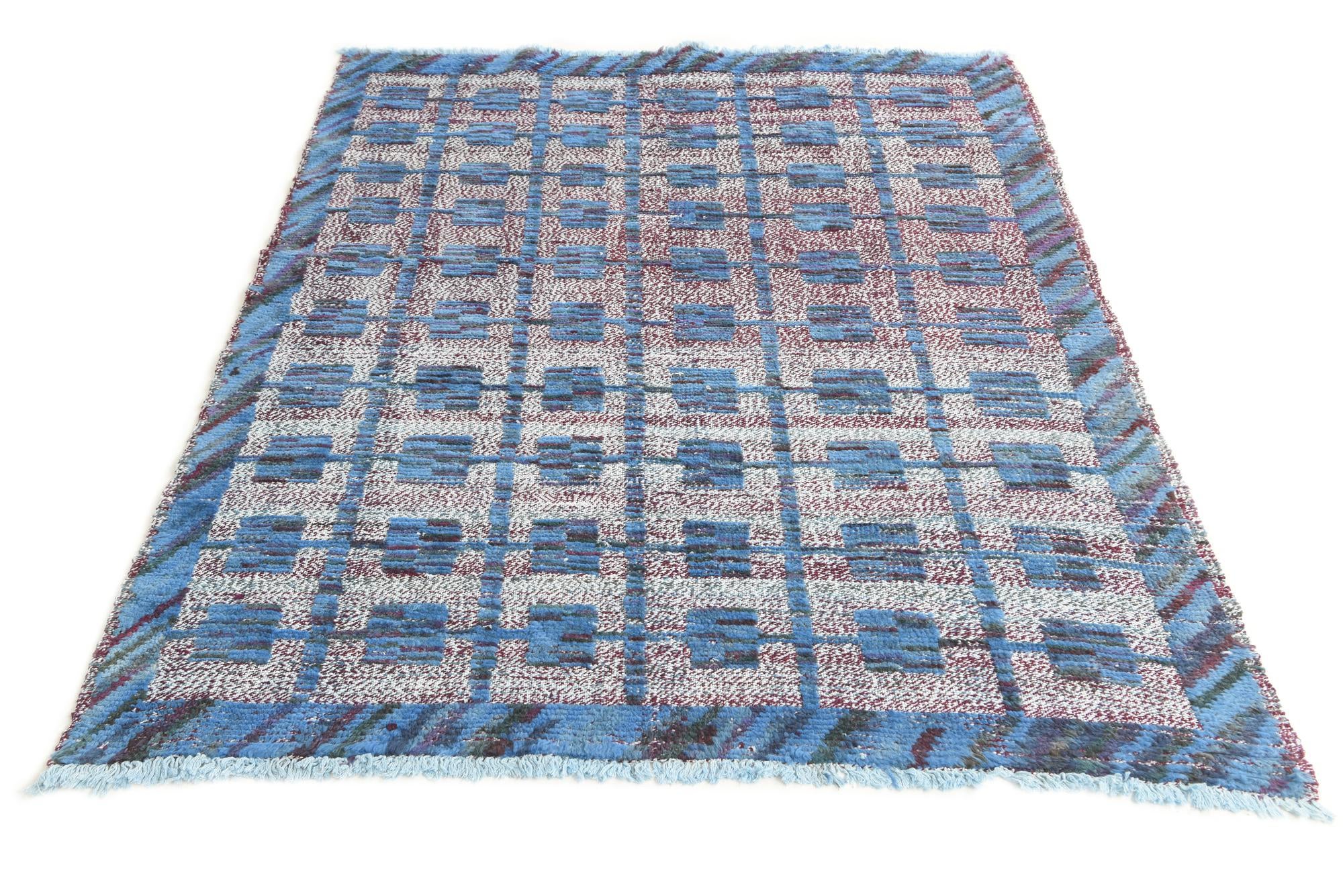 4' 10 x 6' 2 Hand Knotted Darya Wool Rug