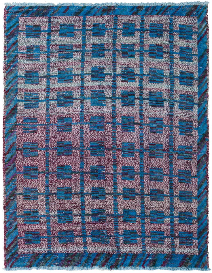 Detail image of 4' 10 x 6' 2 Hand Knotted Darya Wool Rug