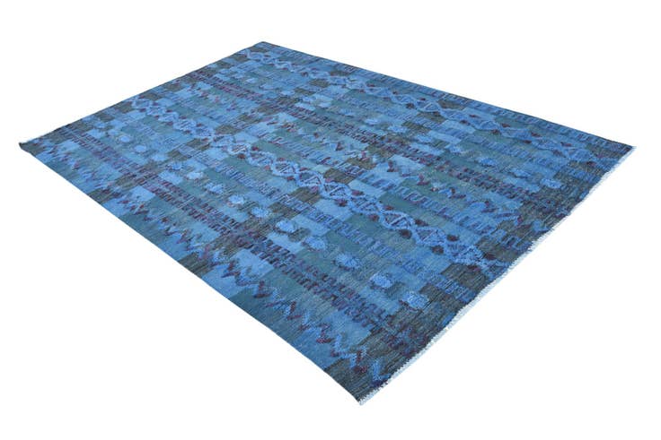 Detail image of 5' 10 x 8' 7 Hand Knotted Darya Wool Rug