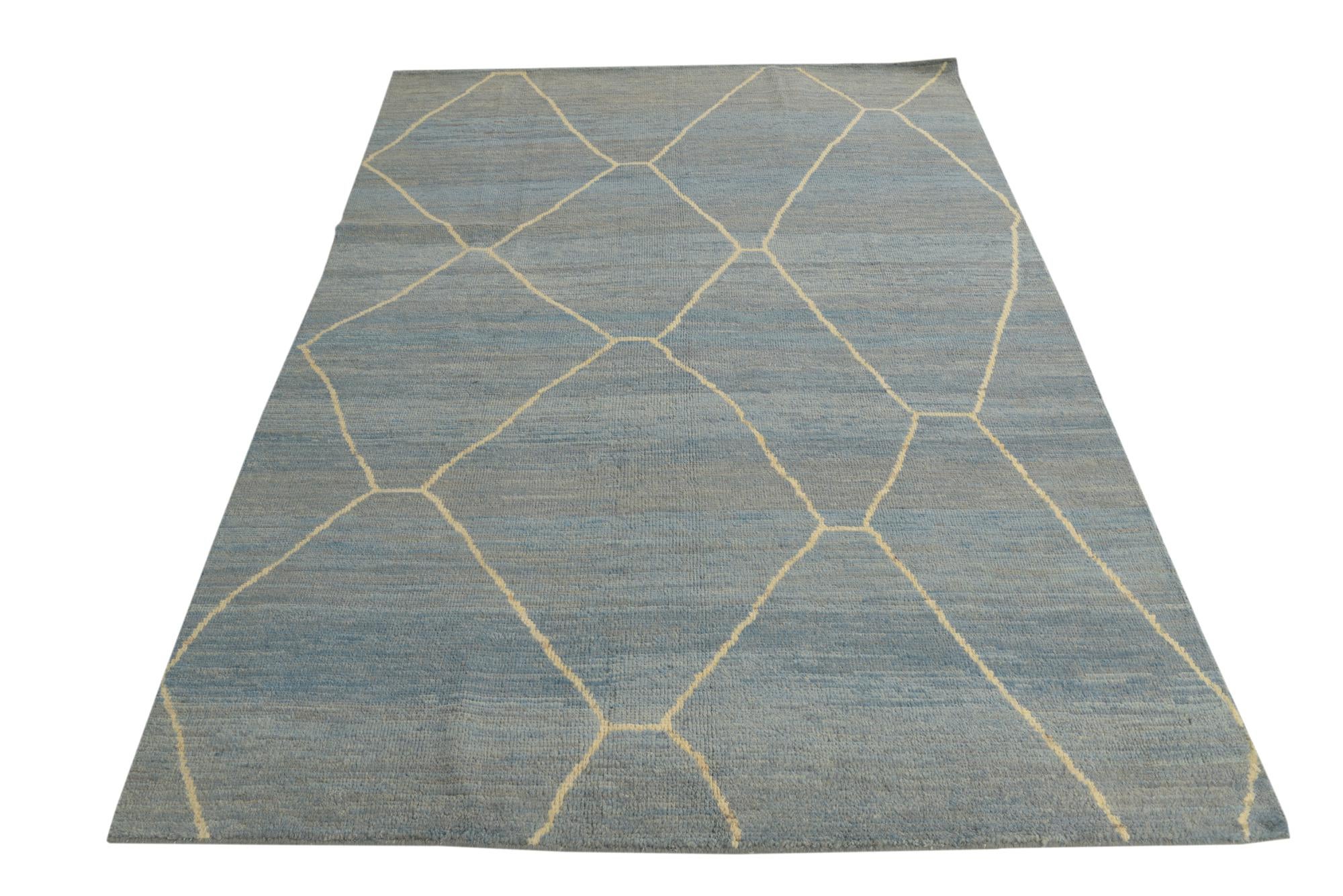 5' 7 x 8' 1 Hand Knotted Darya Wool Rug