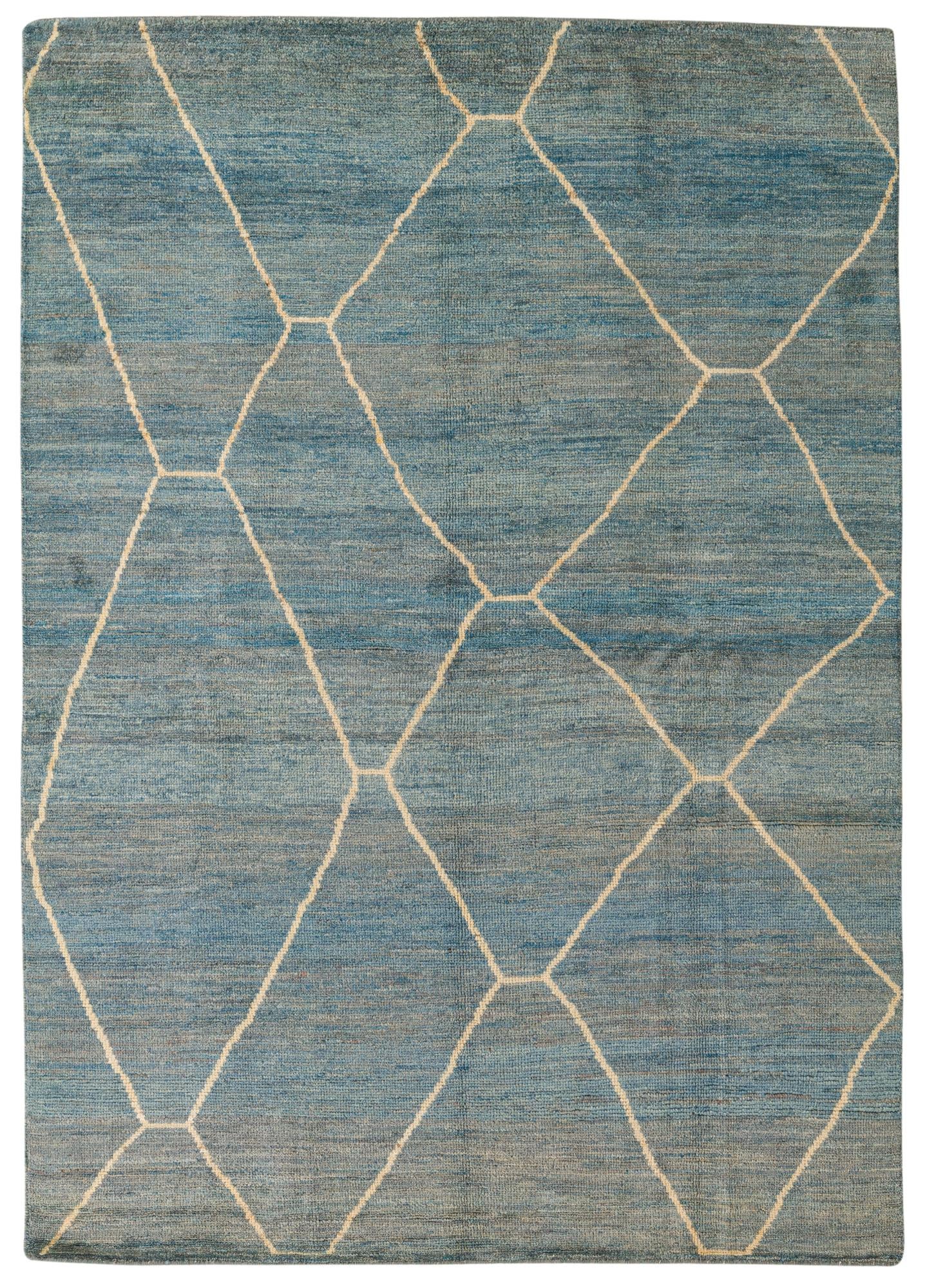 5' 7 x 8' 1 Hand Knotted Darya Wool Rug