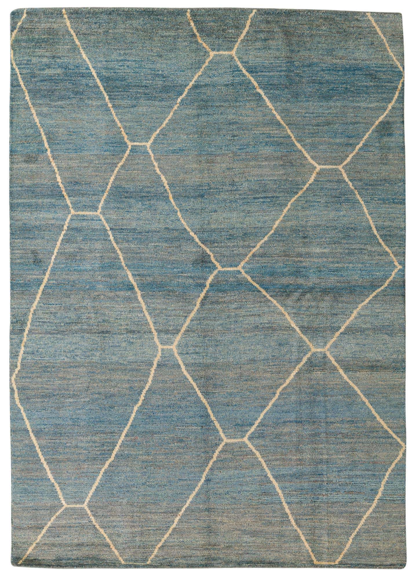 5' 7 x 8' 1 Hand Knotted Darya Wool Rug