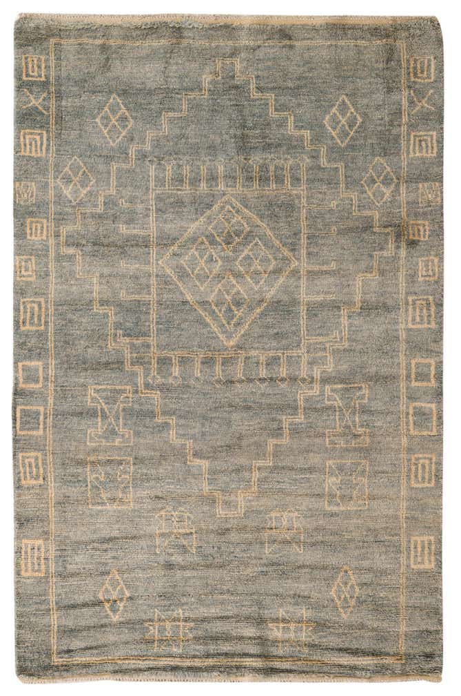 5' 7 x 8' 5 Hand Knotted Darya Wool Rug