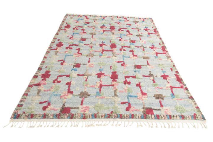6' 6 x 9' 9 Hand Knotted Darya Wool Rug