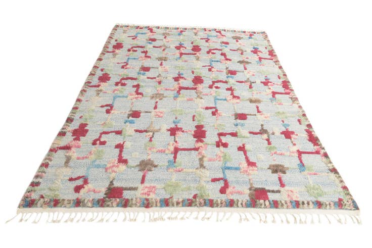 Detail image of 6' 6 x 9' 9 Hand Knotted Darya Wool Rug