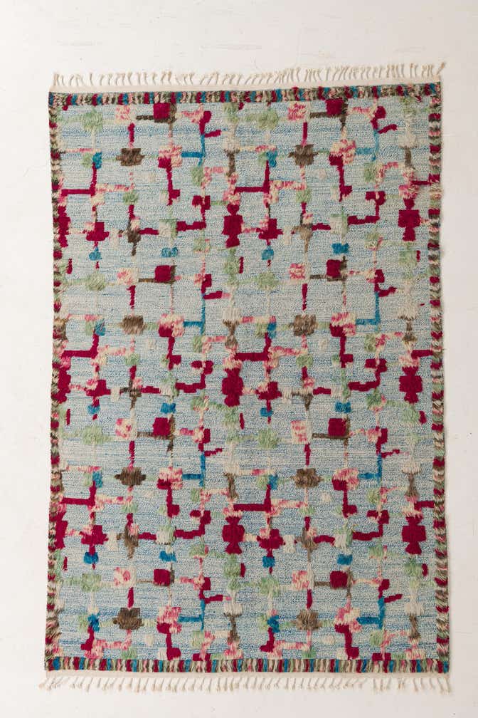 6' 6 x 9' 9 Hand Knotted Darya Wool Rug