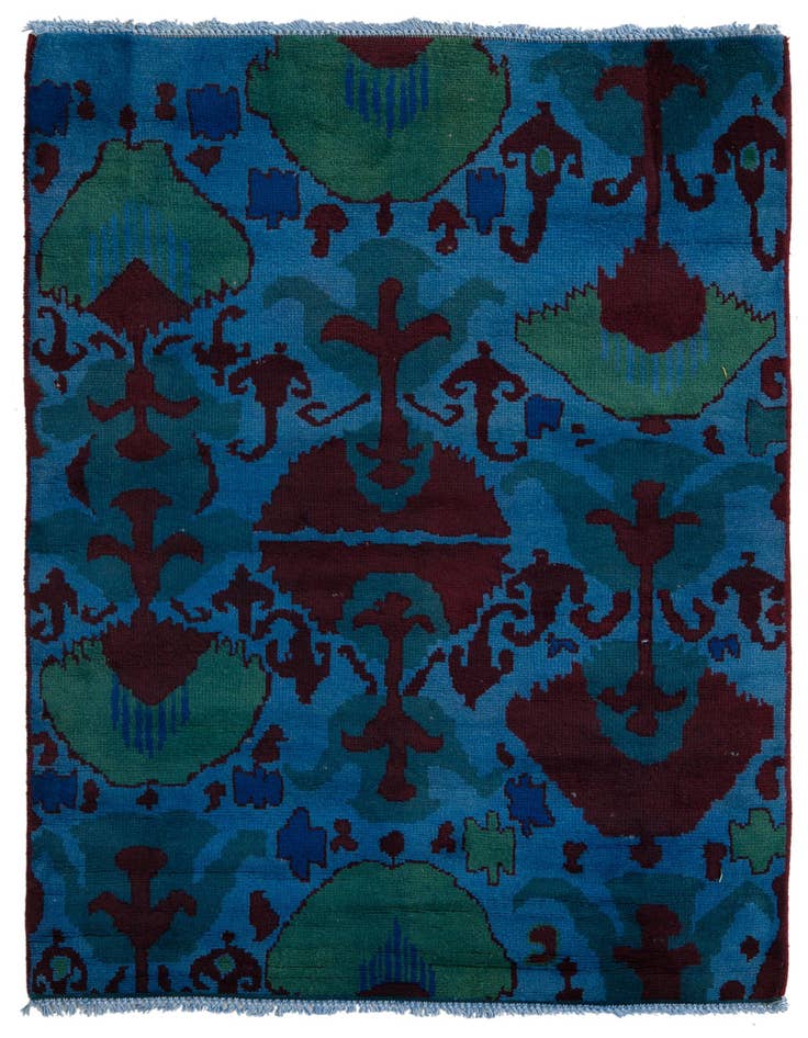 Detail image of 3' 10 x 6' 2 Hand Knotted Darya Wool Rug