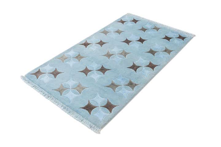 2' 11 x 4' 11 Hand Knotted Darya Wool Rug