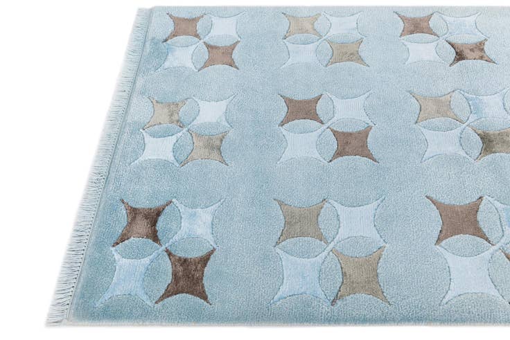 Detail image of 2' 11 x 4' 11 Hand Knotted Darya Wool Rug