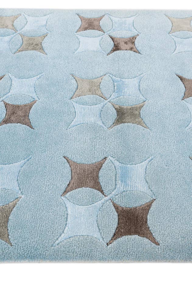 Detail image of 2' 11 x 4' 11 Hand Knotted Darya Wool Rug