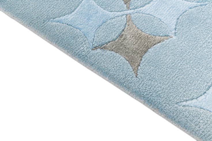 Detail image of 2' 11 x 4' 11 Hand Knotted Darya Wool Rug