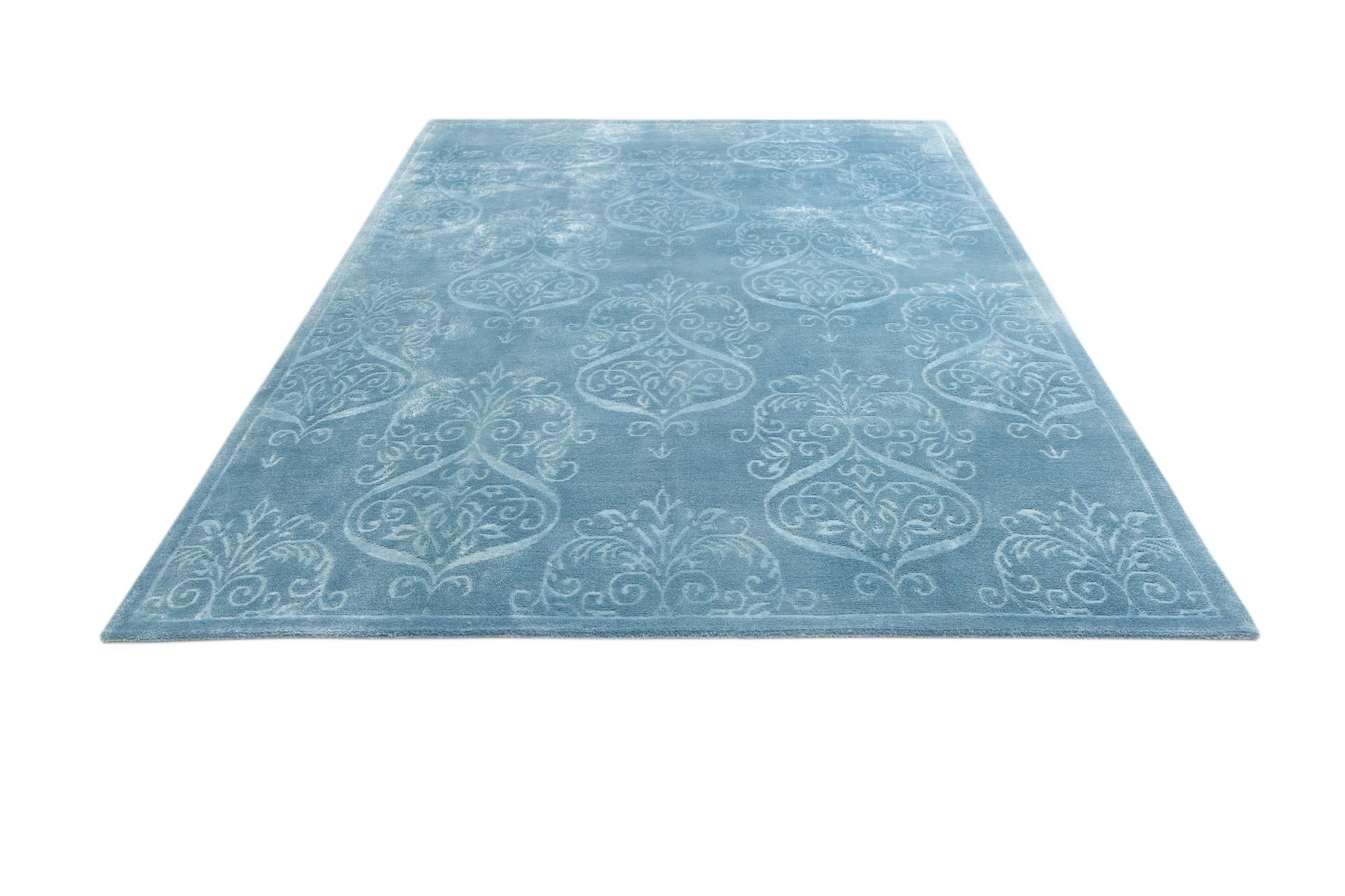 6' 9 x 9' 6 Hand Knotted Darya Wool Rug