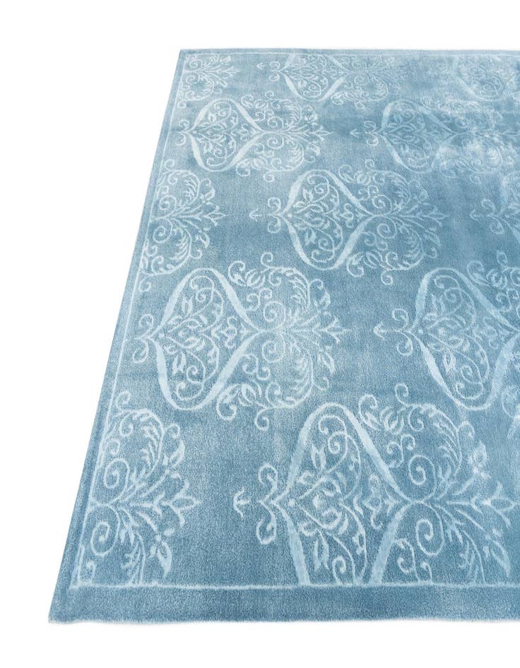 Detail image of 6' 9 x 9' 6  Hand Knotted Darya Wool Rug