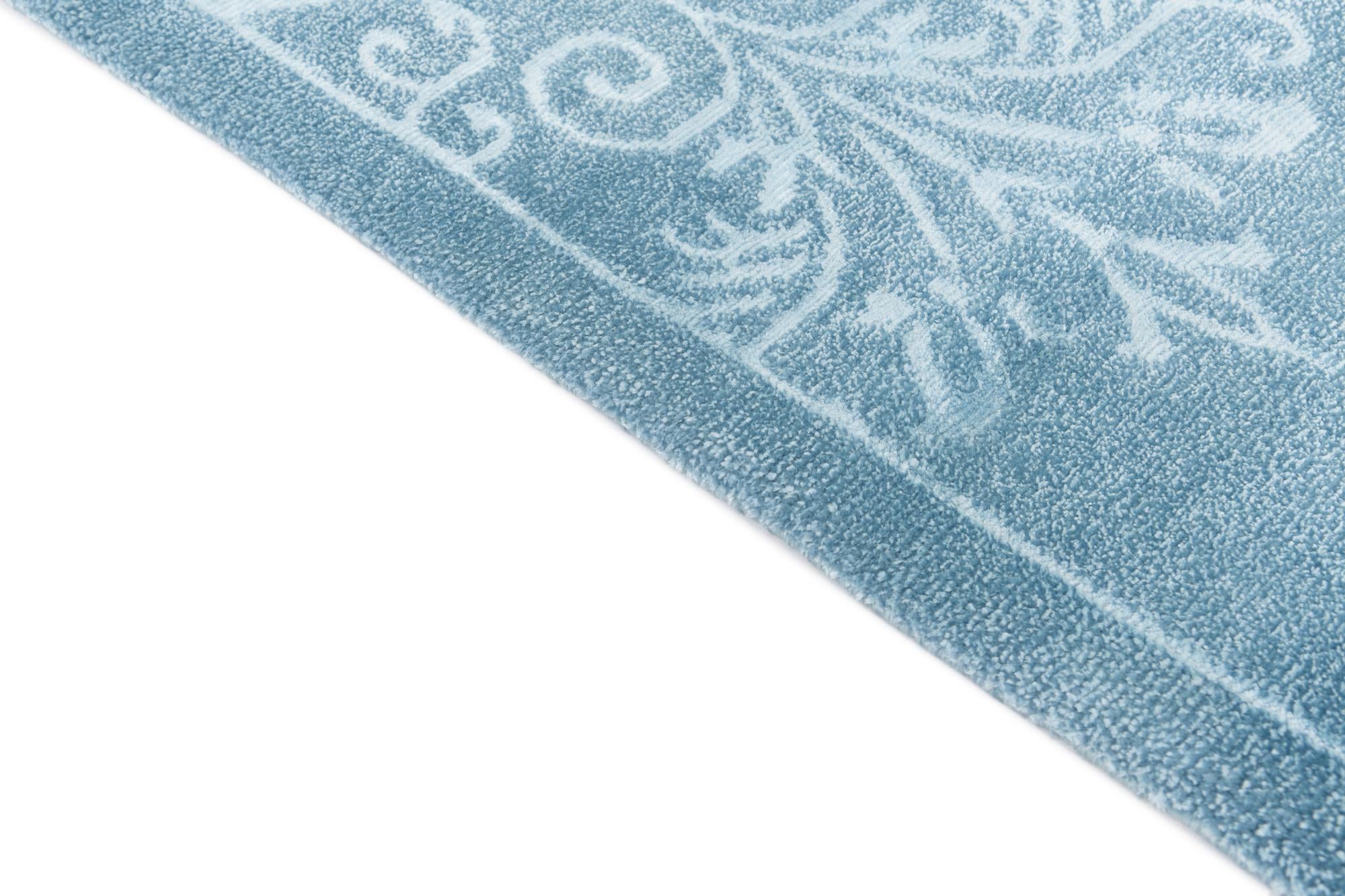 6' 9 x 9' 6 Hand Knotted Darya Wool Rug