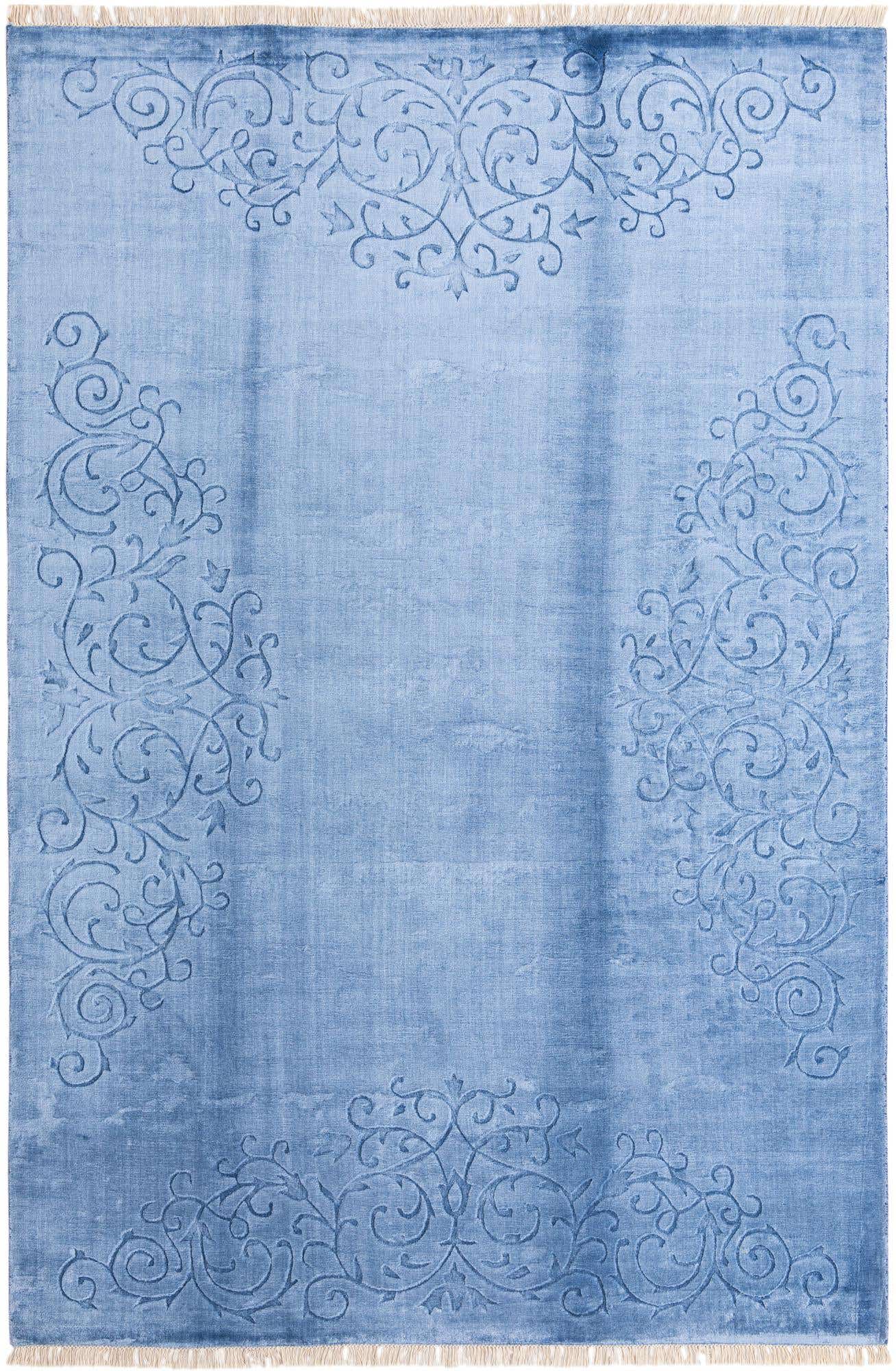 6' 7 x 9' 11 Hand Knotted Darya Wool Rug