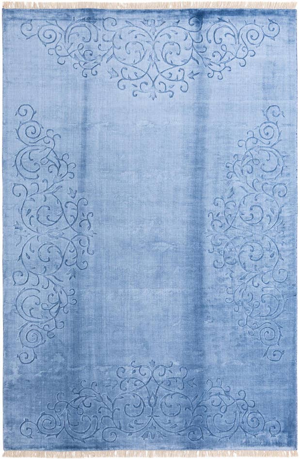 Detail image of 6' 7 x 9' 11 Hand Knotted Darya Wool Rug
