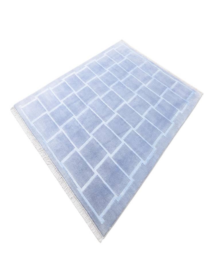 Detail image of 5' 9 x 8'  Hand Knotted Darya Wool Rug