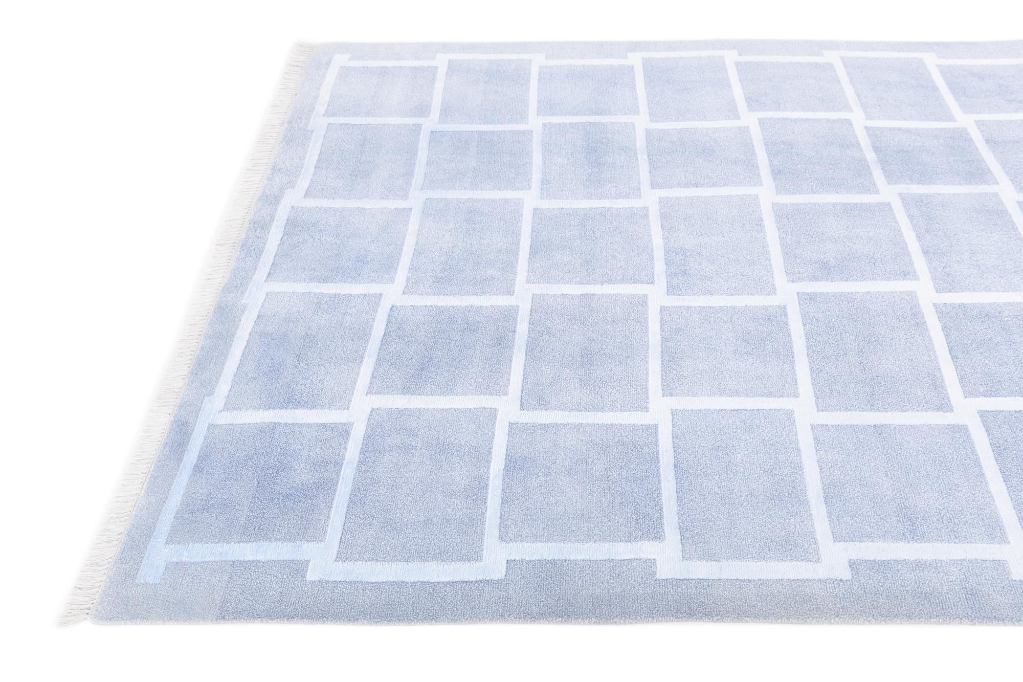 5' 9 x 8' Hand Knotted Darya Wool Rug