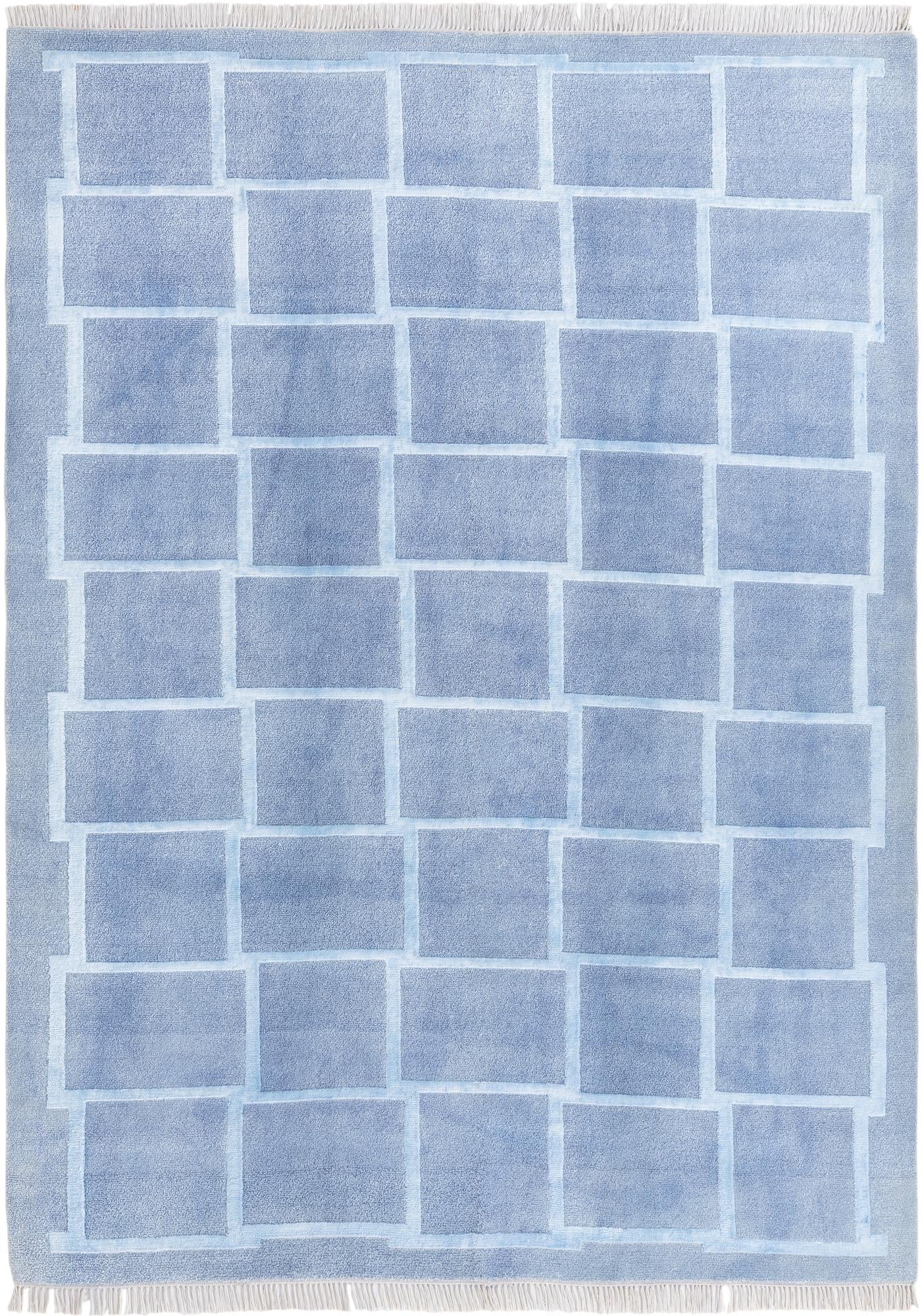 5' 9 x 8' Hand Knotted Darya Wool Rug