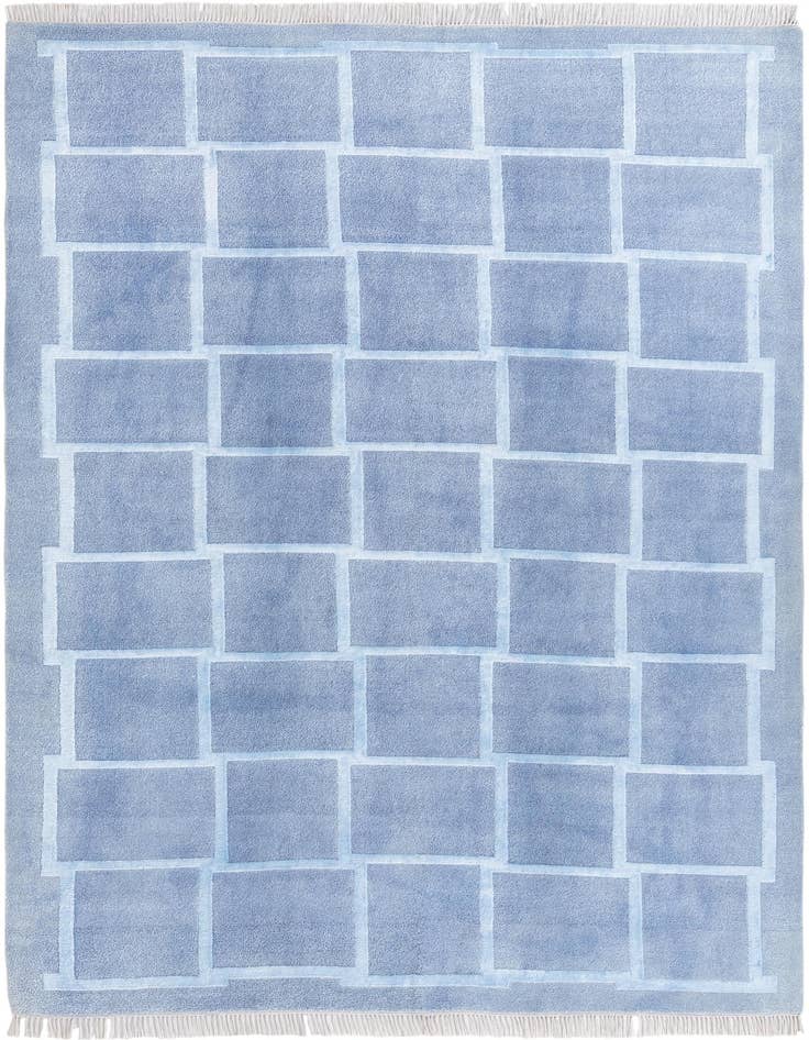 Detail image of 5' 9 x 8' Hand Knotted Darya Wool Rug